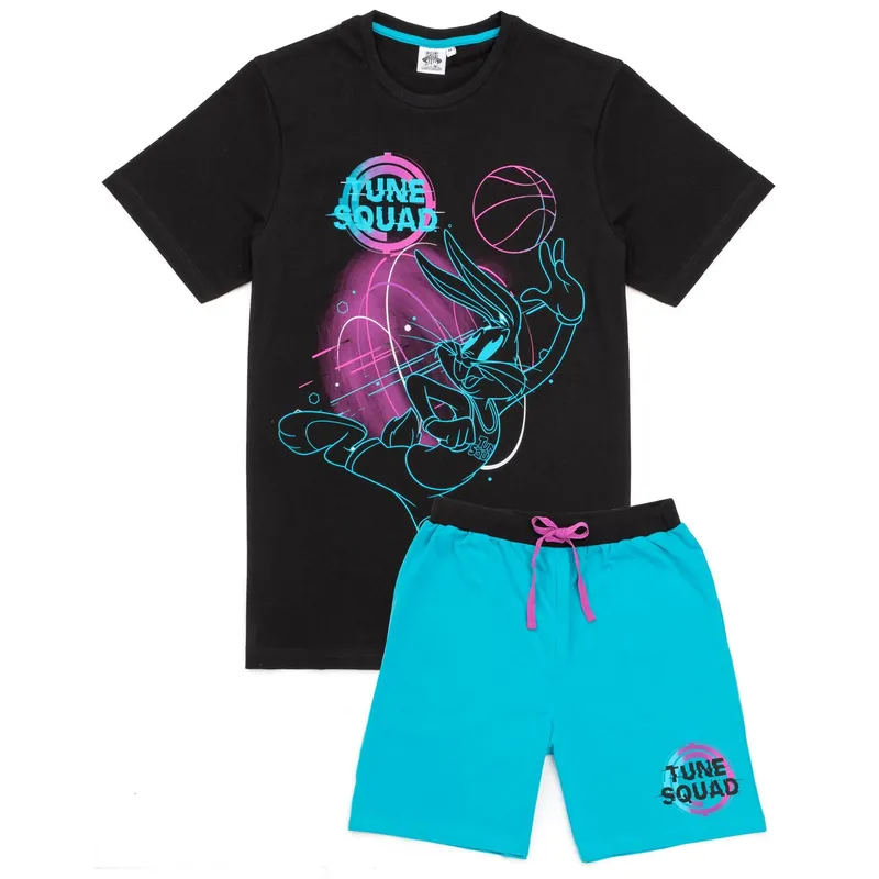 Bing Bunny Short Sleeve Short Leg Pyjama Set | Mens Black |