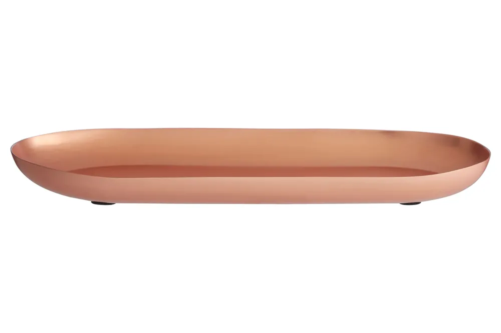Madison Shine Copper Finish Tray - Orsina