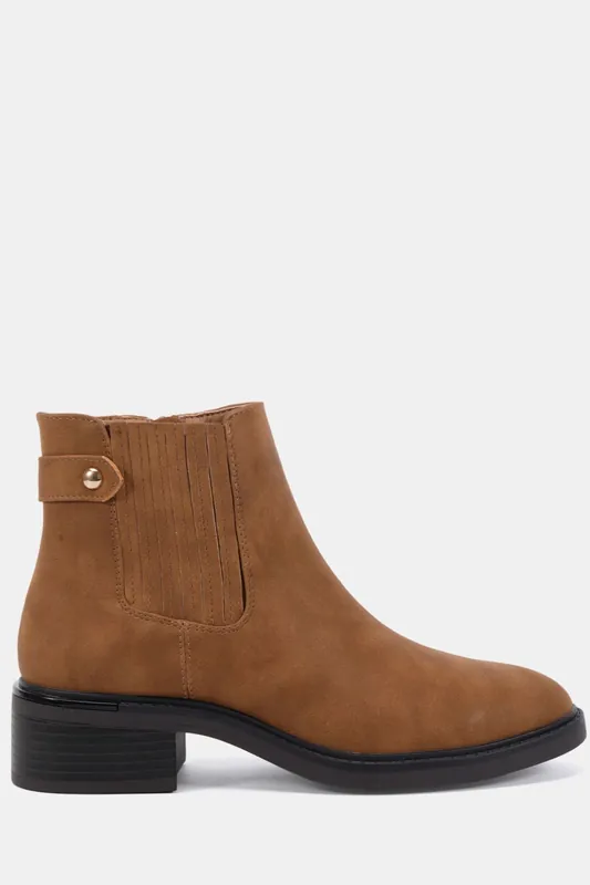 Wide Fit Darlina Flat Chelsea Ankle Boot - Novo