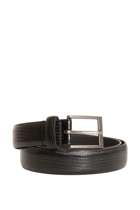 Bonded Leather Belt - Barneys Originals