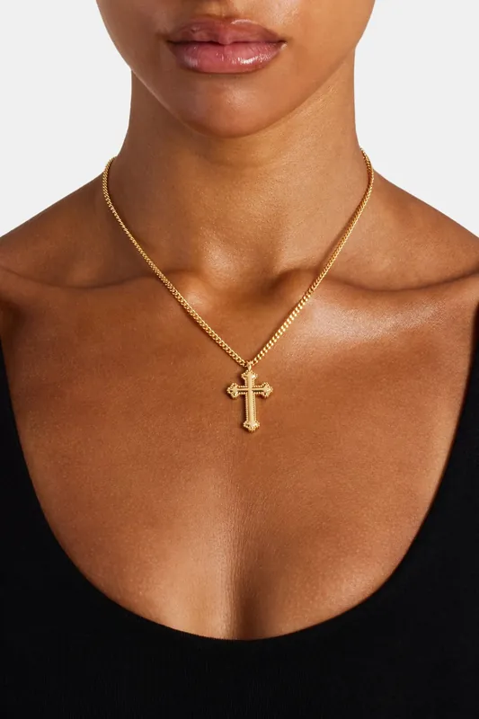 Polished Cross Necklace - Cernucci
