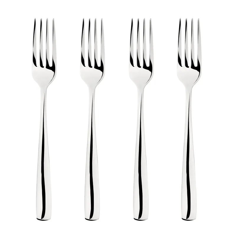 Cutlery 18/8 Stainless Steel Dinner Fork 4pc Set Simplicity - Glim & Glam