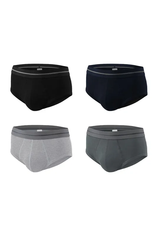 4Pcs Skin-friendly Cotton Underwear Briefs