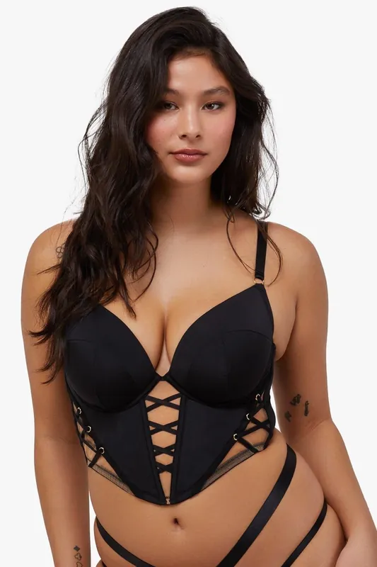 Rocka Strappy Bustier - Wolf & Whistle