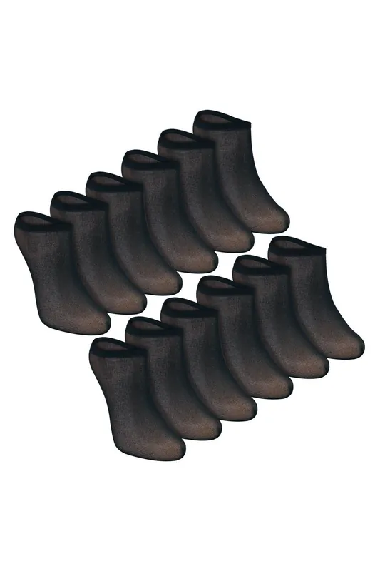 12 Pack Invisible Pop Socks 15 Denier Lightweight No Show Socks - Sock Snob