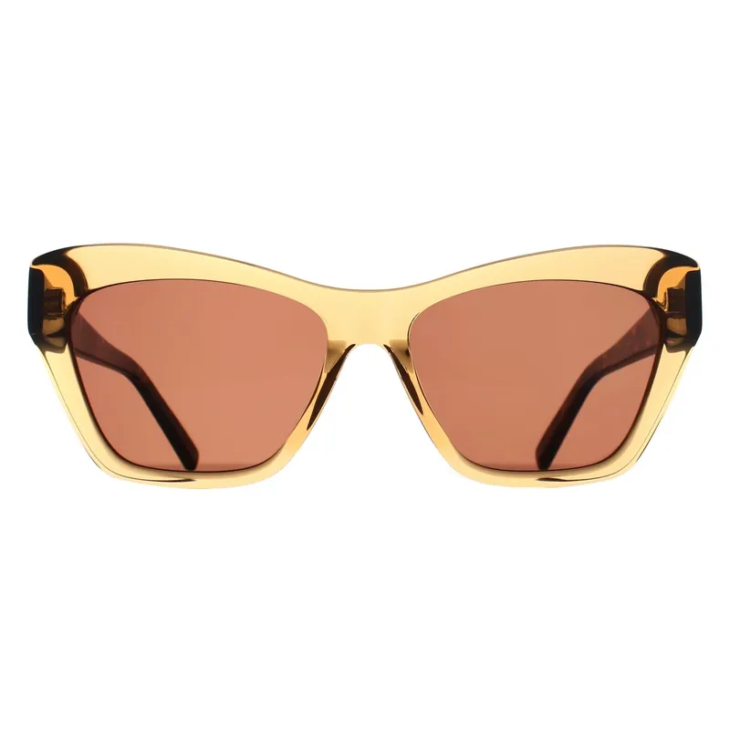 Cat Eye Crystal Amber Brown DK535S - DKNY