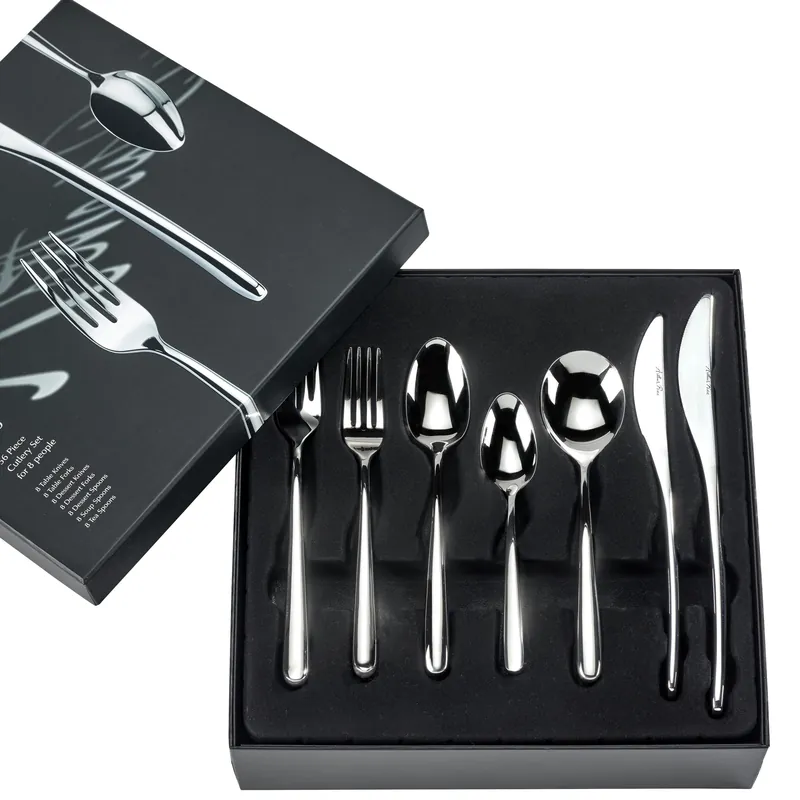 Signature 'Echo' Stainless Steel 56 Piece 8 Person Boxed Cutlery Set - Arthur Price