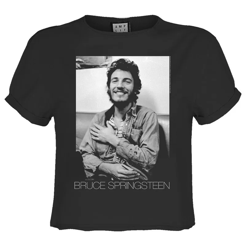 Bruce Springsteen Vintage Crop Top - Amplified