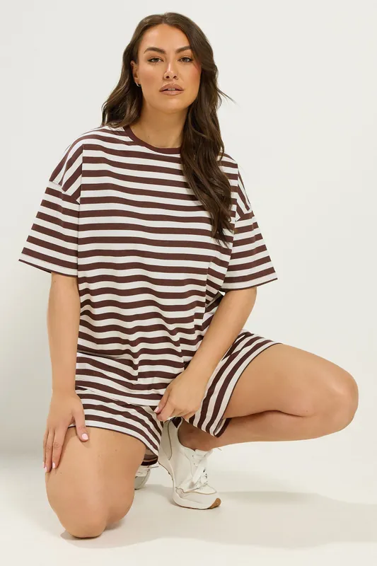 Stripe T-Shirt & Shorts Co-ord