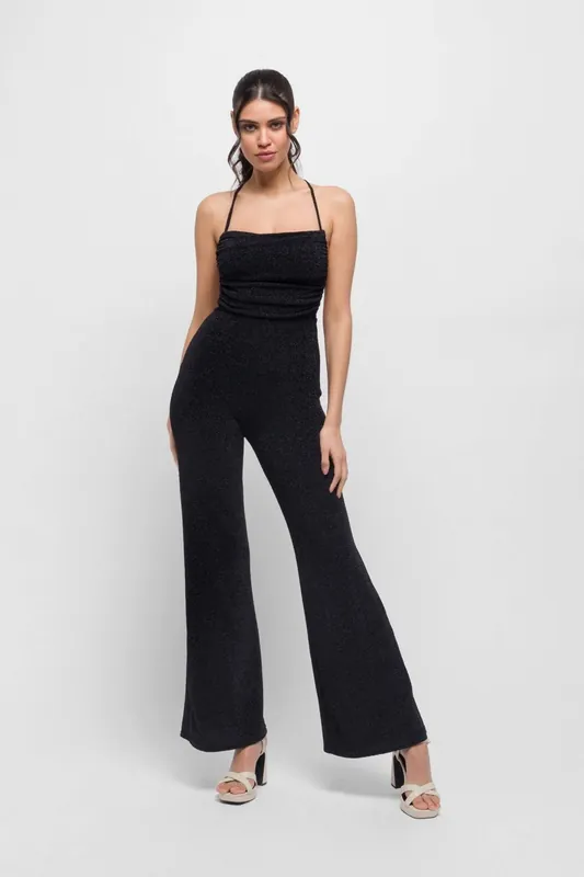 Bella Open-Back Jumpsuit. Sexy & Elegant.