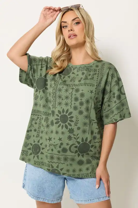 Summer Print Boxy T-Shirt
