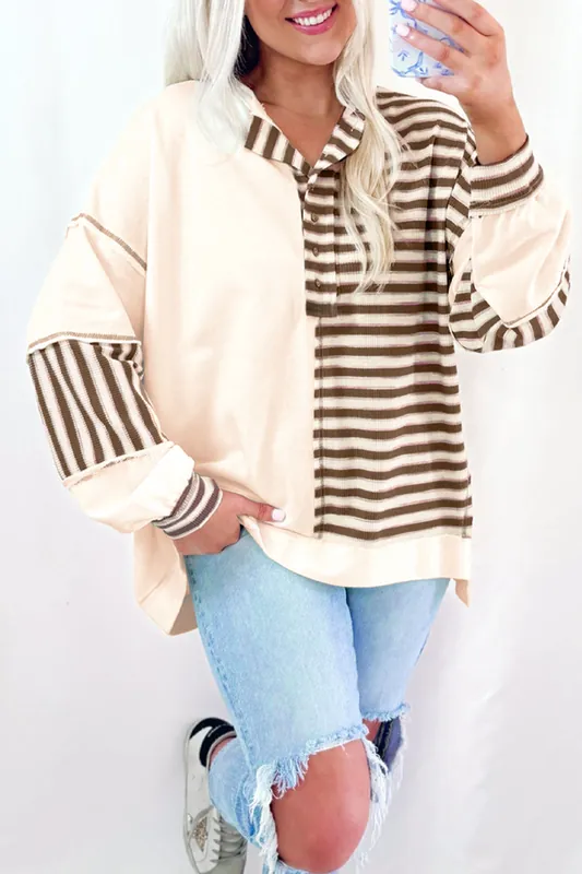 Color Block Striped Top - Everyday The Label