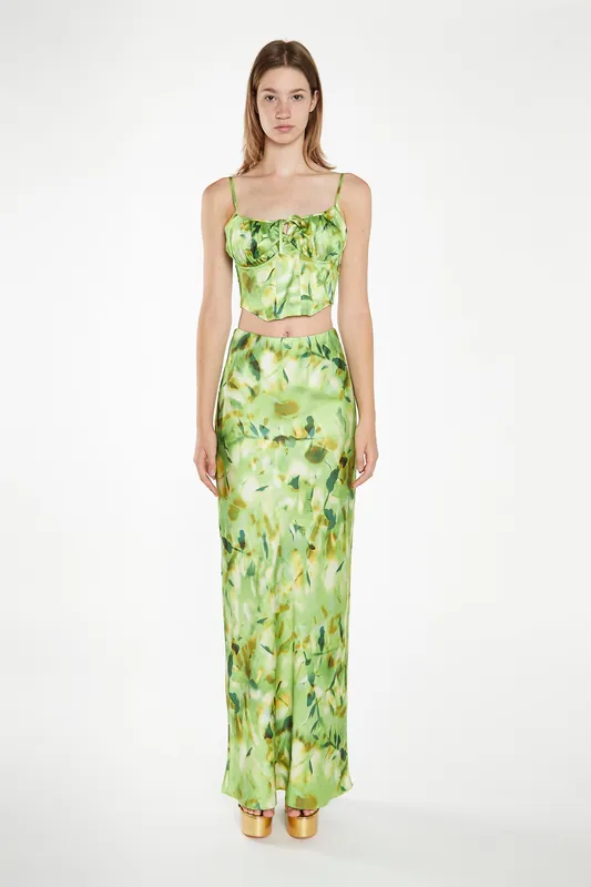 Corset Style Crop Top - Shnoo
