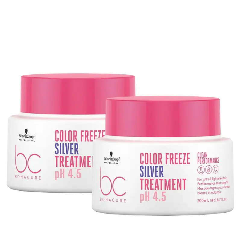 BC Clean DOUBLE Color Freeze Silver Treatment 200ml - Schwarzkopf