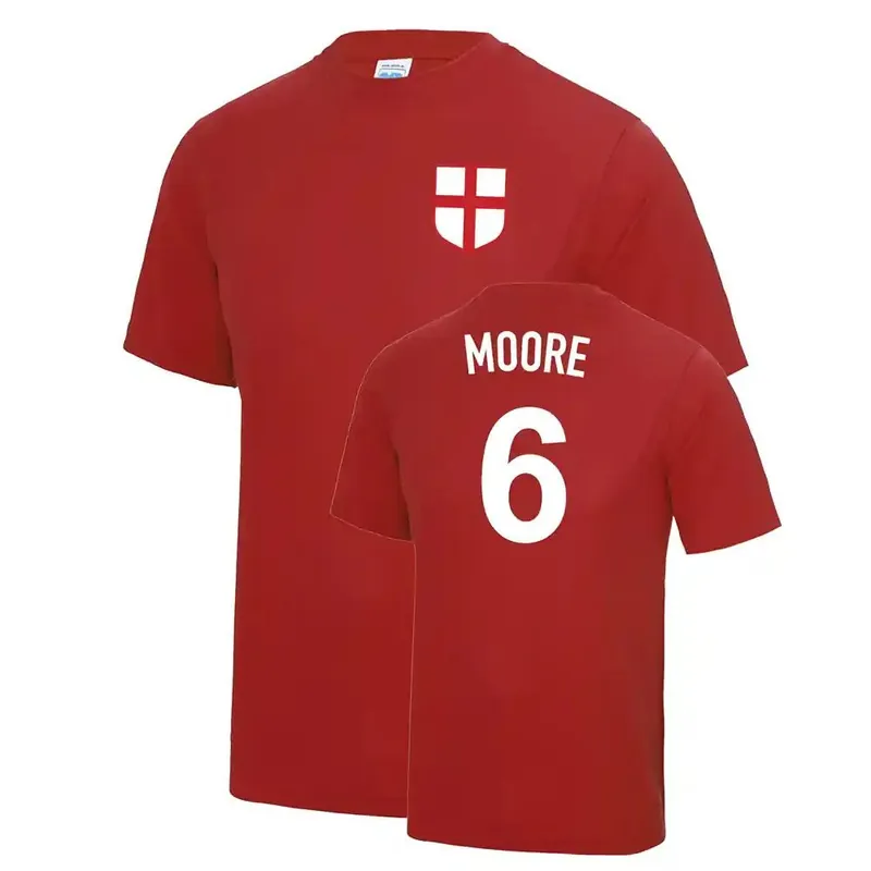 Mens Bobby Moore 1966 Fancy Dress Football T-Shirt