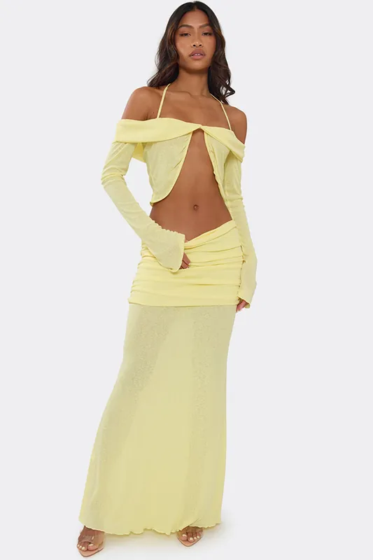 Low Rise Maxi Skirt - EGO