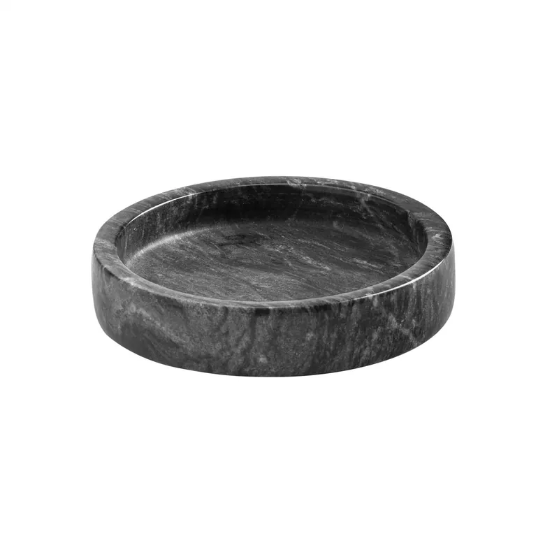 Marble Wine Bottle Coaster 10cm Black - Argon Tableware