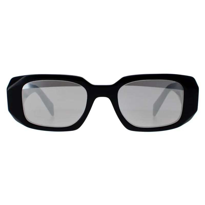 Rectangle Black Light Grey Mirror Silver PR17WS - Prada