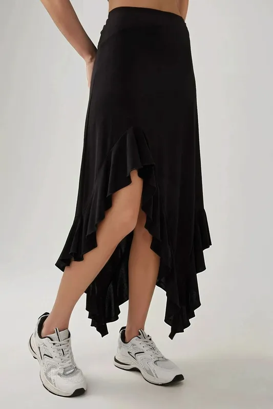 Maxi Ruffle Drape Skirt - Hiccup
