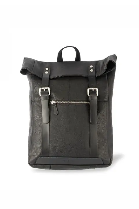 Claude Leather Backpack - Silver Street London