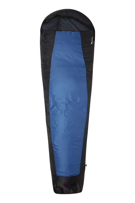Windproof Breathable Mummy Shaped Warm Cosy Outdoor Sleeping Bag - Mountain Warehouse