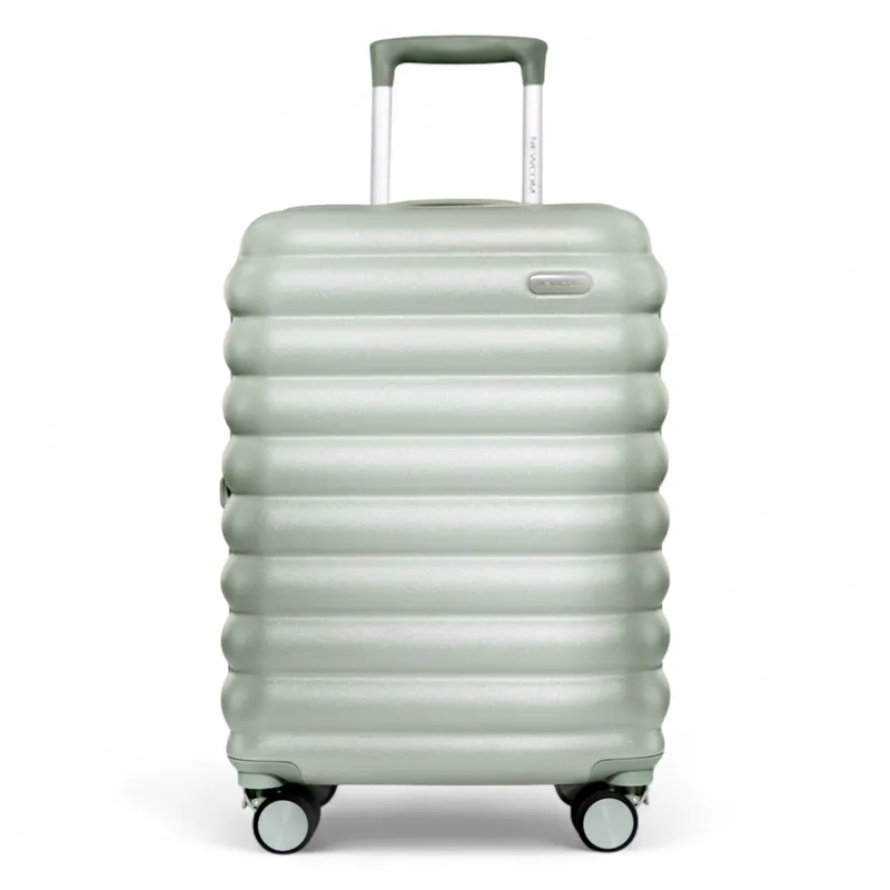 Hard Shell Cabin 37 x 22 x 55 cm TSA Secure Luggage Suitcase Suitable for Easyjet, Ryanair - Infinity Leather