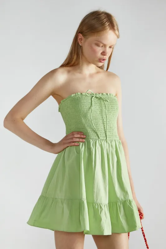 Sleeveless-Skater Mini-Dress