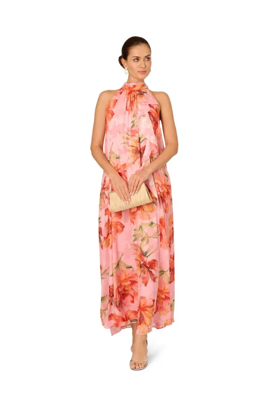 Halter Trapeze Gown - Adrianna Papell