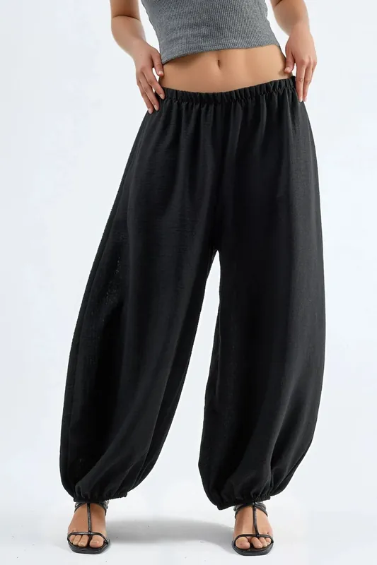Low Waist Baggy Fit Jogger Pants - Hiccup