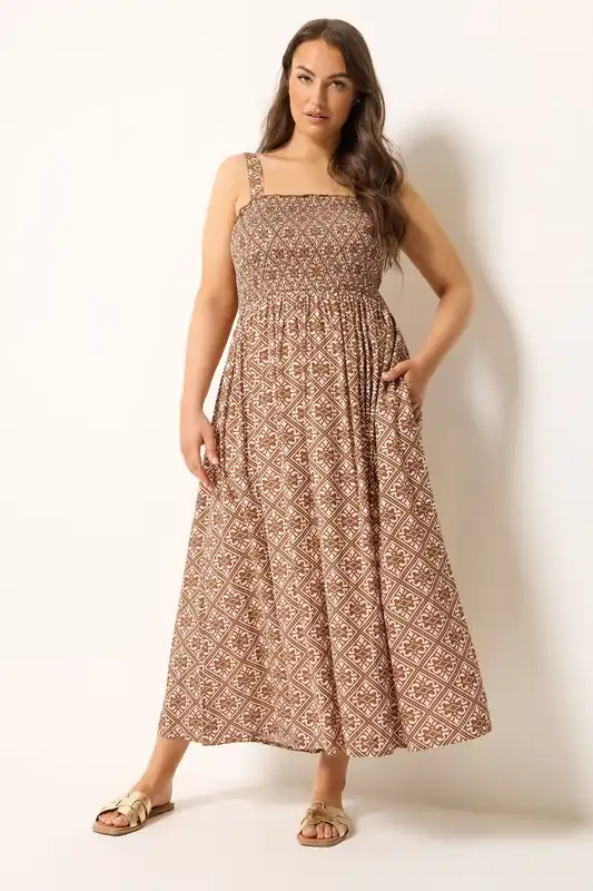 Shirred Maxi Sundress - Yours
