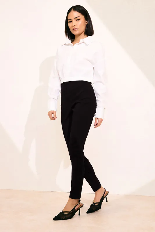Petite Stretch Skinny Fit Trousers - PixieGirl