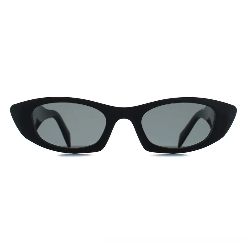 Oval Black Dark Grey PRB16S - Prada