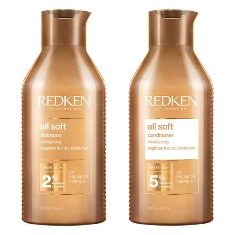 All Soft Shampoo 500ml & All Soft Conditioner 500ml Duo - Redken