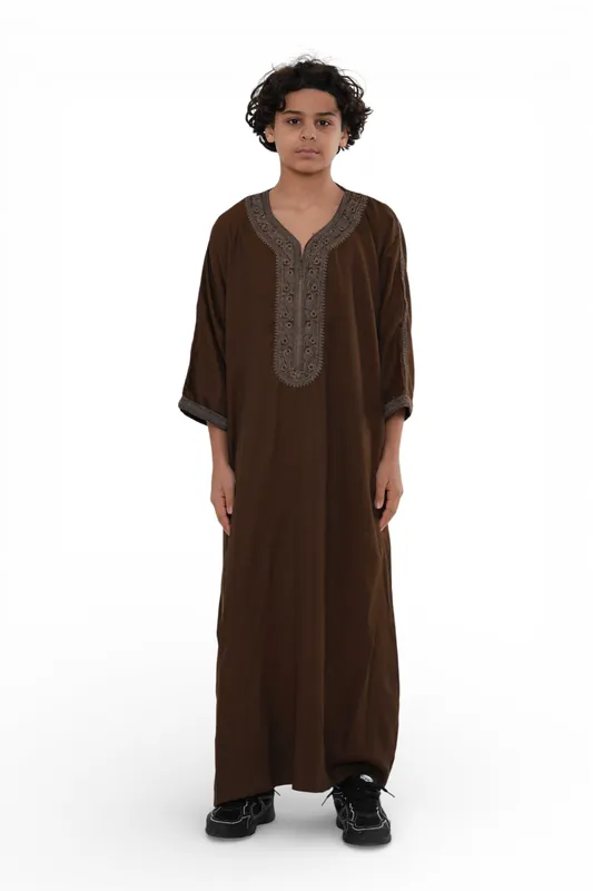 Ramadan Moroccan Thobe Robe Djellaba Gandoura Eid Jubba- K-HM67