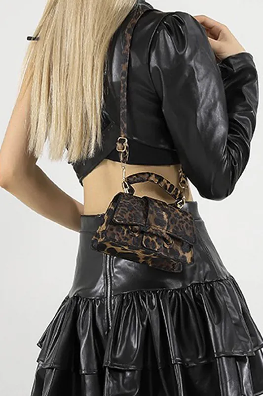 'Felicia' Mini Handbag with Crossbody Strap and Magnetic Closure - XY London