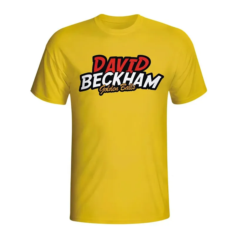 Mens David Beckham Comic Book T-Shirt