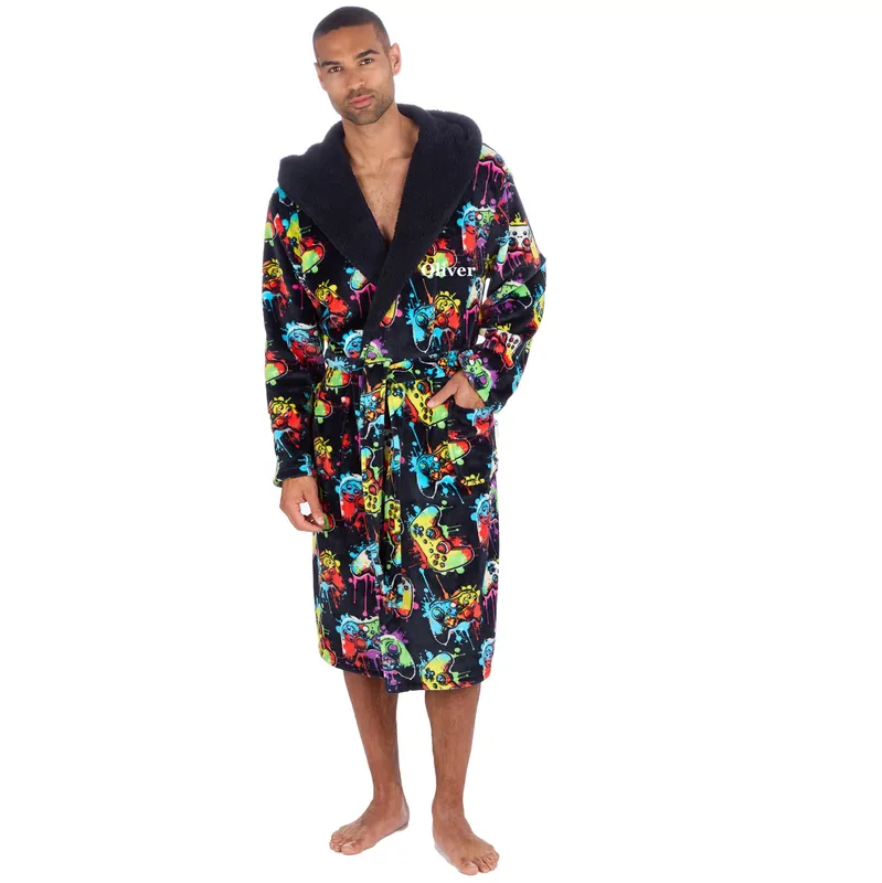 Personalised Gaming Dressing Gown - Lulabay