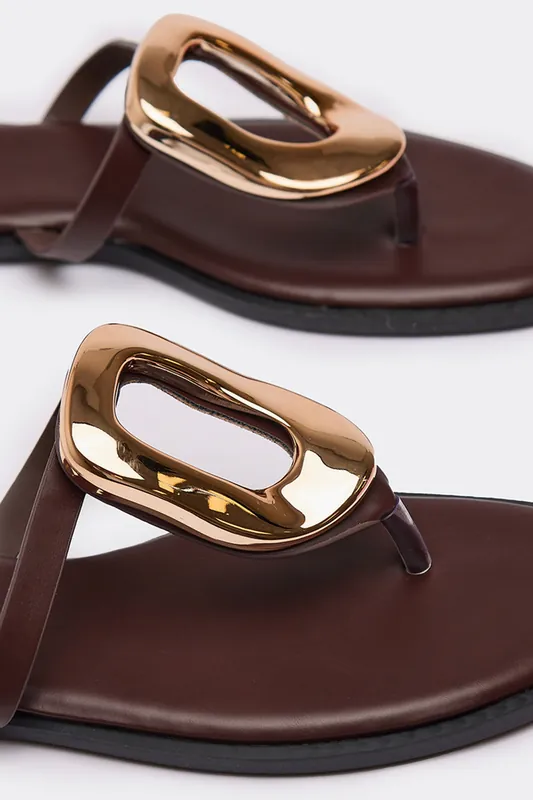 Faux Leather Sandals - EGO