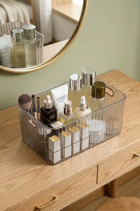 Grey Desktop Storage Organiser - SHEONLY