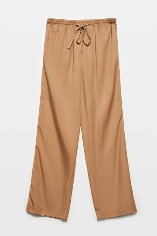 Women's Tencel Wide-Leg Trousers