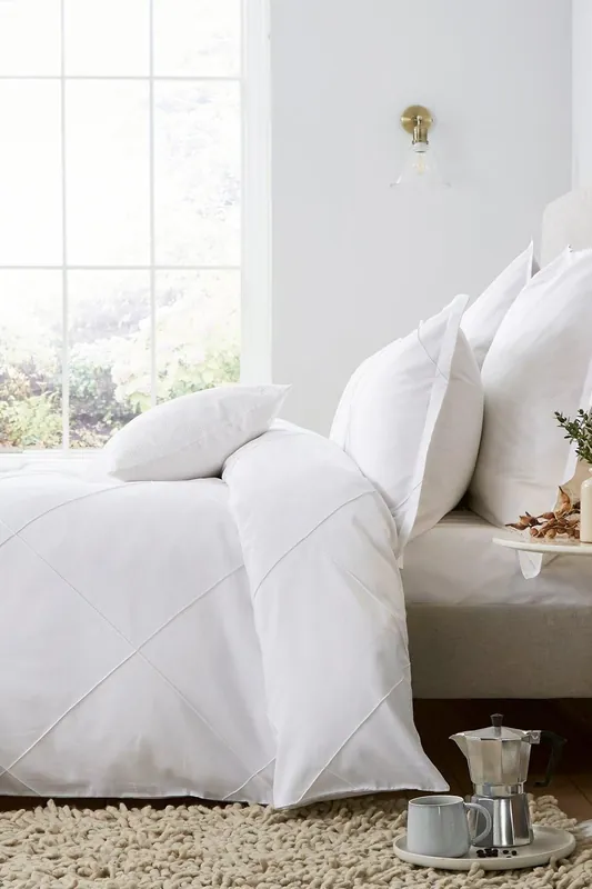 'Cora' Cotton Sateen Duvet Cover - Murmur