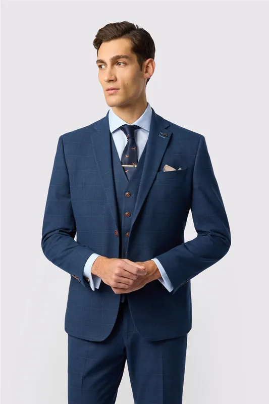 Single Breasted Two Button Tailored Suit Jacket - Antique Rogue