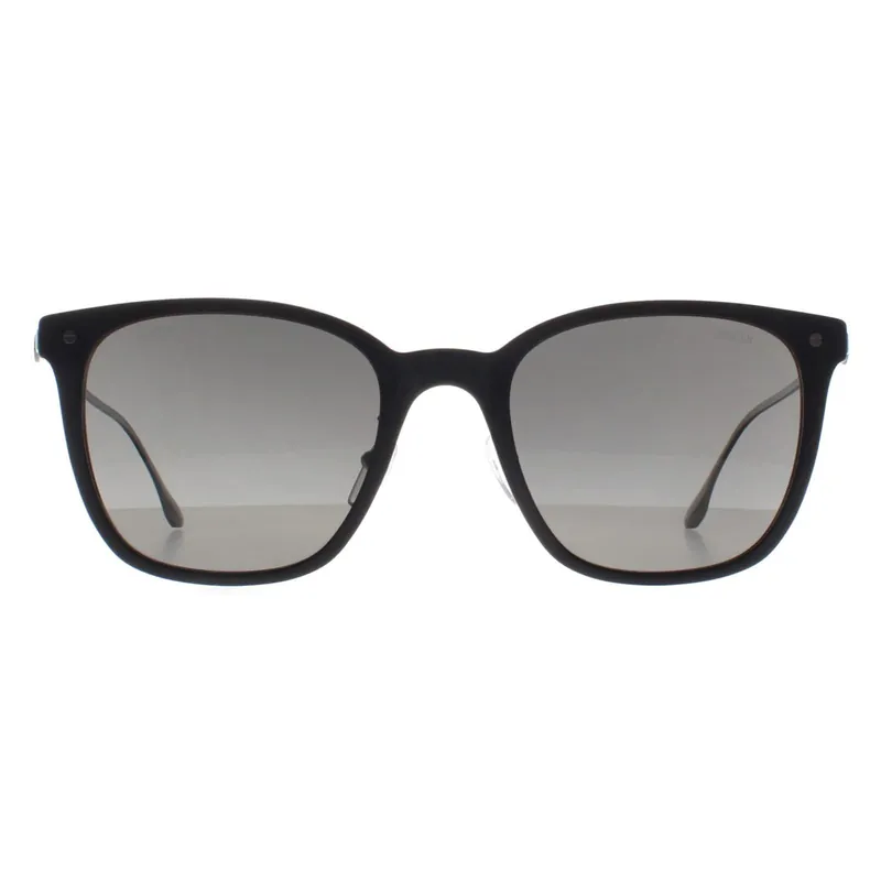Square Matte Black Smoke Polarized BW0008 Sunglasses - BMW