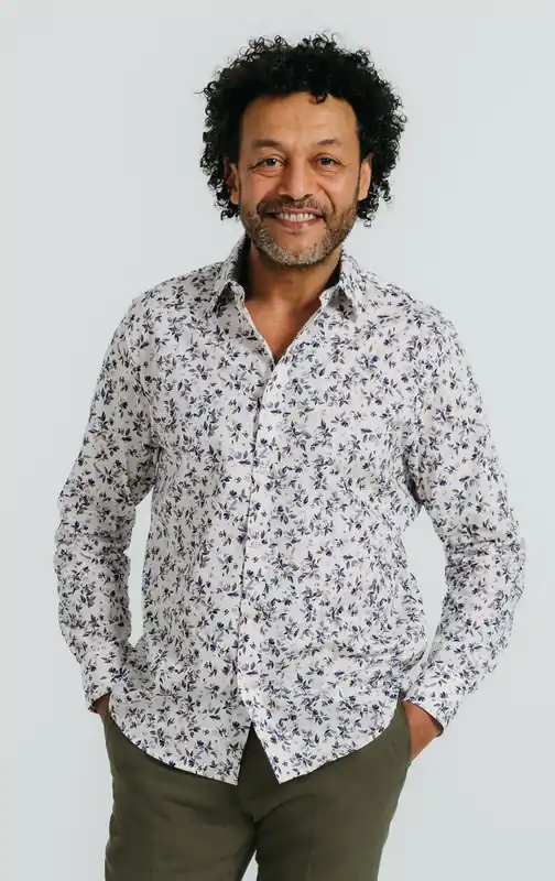 Floral Print Cotton Shirt - Dobell