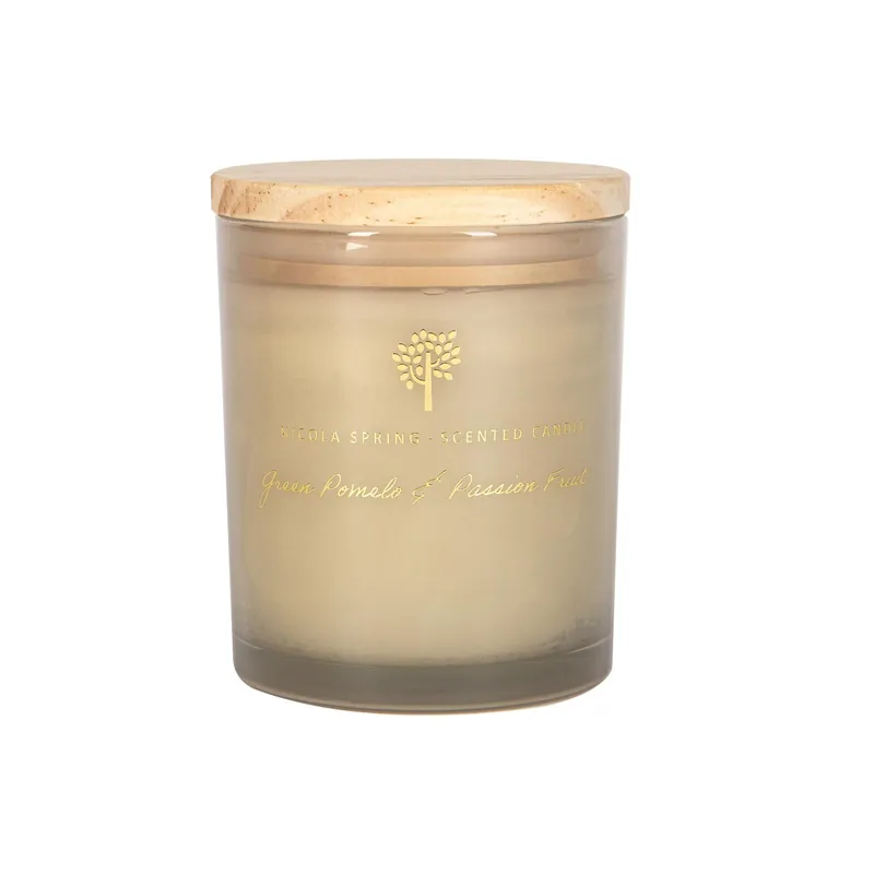130g Pomelo & Passion Fruit Soy Wax Candle - Fruity Fresh Scented Jar
