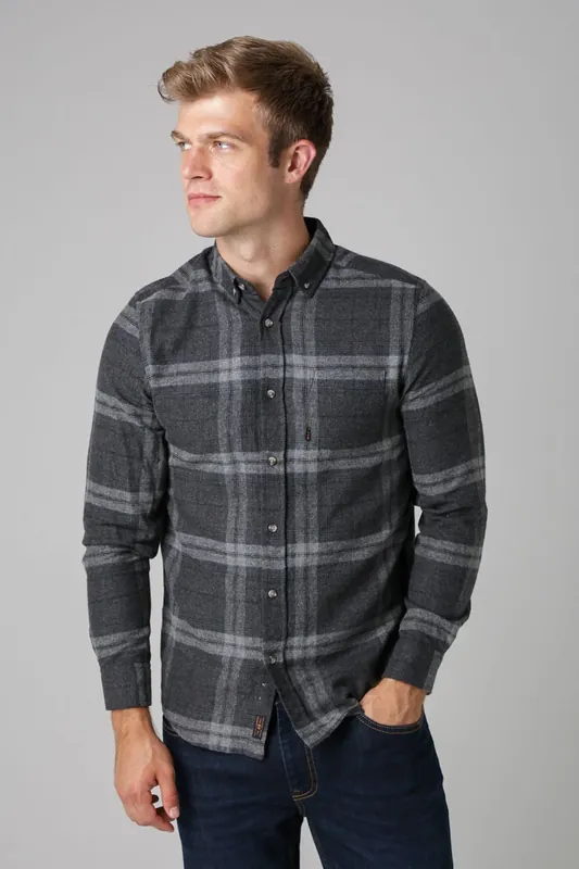 Cotton Printed Long Sleeve Shirt - Tokyo Laundry