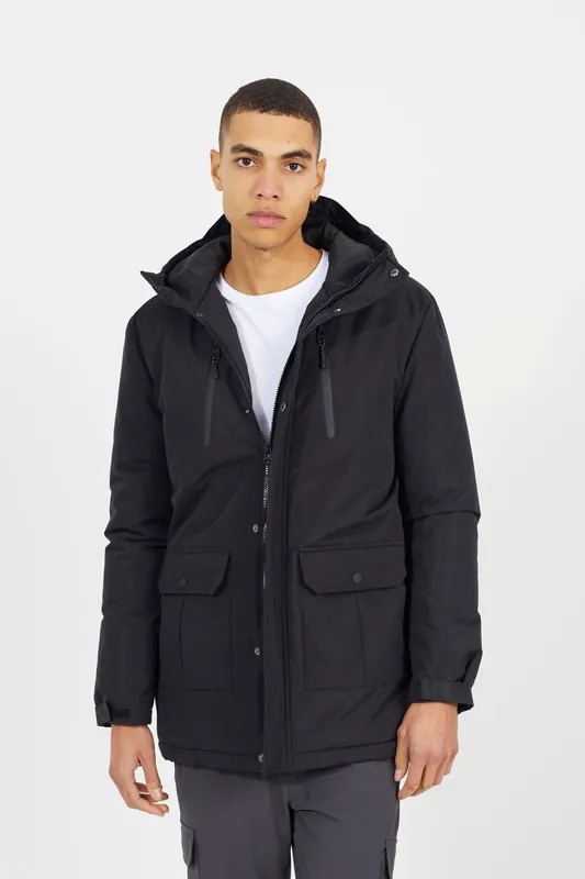 Lightly Padded Hooded Mac Jacket - Brave Soul