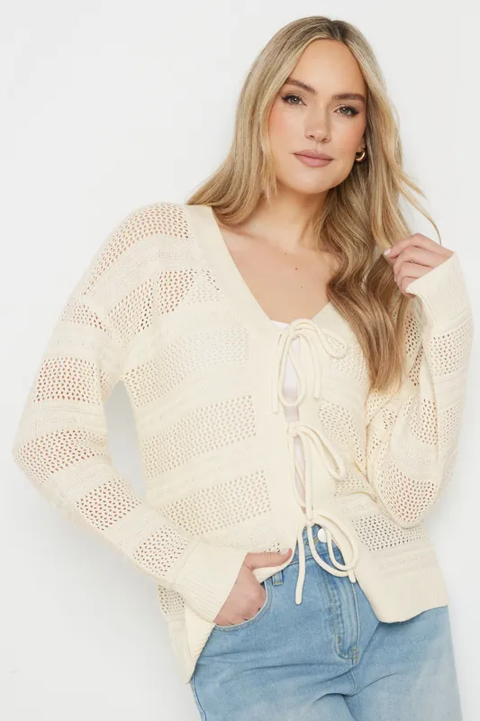 Tall Knit Tie Front Cardigan - Long Tall Sally