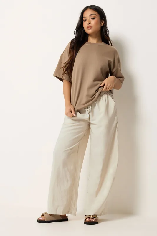 Petite Beaded Wide Leg Trousers - PixieGirl