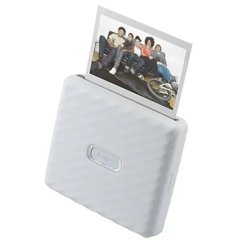 Link Wide Printer in Ash White - instax